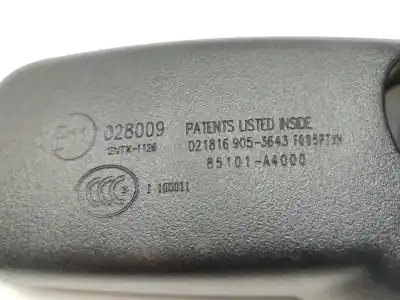 Peça sobressalente para automóvel em segunda mão espelho retrovisor interior por kia ceed drive 136 cv / 100 kw referências oem iam 85101a4000