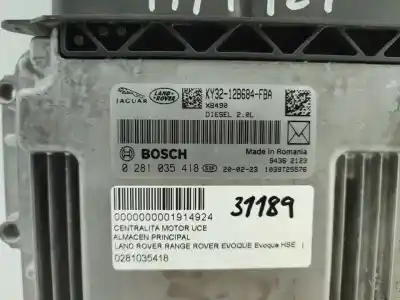 Pièce détachée automobile d'occasion calculateur moteur ecu pour land rover range rover evoque evoque hse références oem iam 0281035418