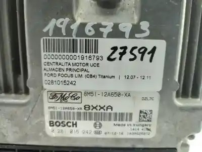 Second-hand car spare part ecu engine control for ford focus lim. (cb4) titanium oem iam references 0281015242  