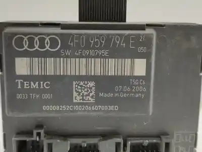Second-hand car spare part electronic module for audi a6 c6 (4f2) 2.0 tdi oem iam references 4f0959794e