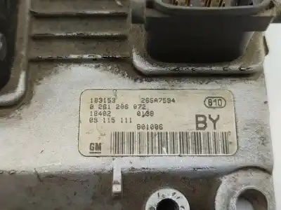 Second-hand car spare part ECU ENGINE CONTROL for OPEL CORSA C (X01)  OEM IAM references 0261206072  