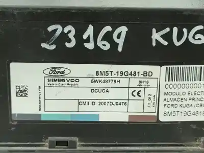 Second-hand car spare part electronic module for ford kuga (cbv) titanium oem iam references 8m5t19g481bd  