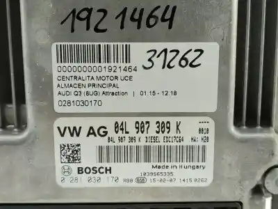 Автозапчастина б/у ебу контролер двигуна для audi q3 (8ub, 8ug) 2.0 tdi посилання на oem iam 0281030170