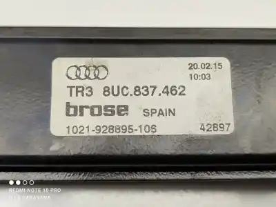 Автозапчастина б/у регулятор переднього правого скла для audi q3 (8ub, 8ug) 2.0 tdi посилання на oem iam 8u0837462