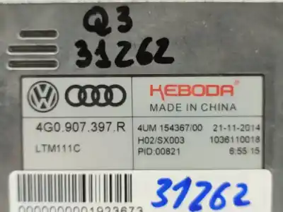 Автозапчасти б/у блок управления ксеноновыми фарами за audi q3 (8ub, 8ug) 2.0 tdi ссылки oem iam 4g0907397r   Автозапчасти б/у блок управления ксеноновыми фарами за audi q3 (8ub, 8ug) 2.0 tdi ссылки oem iam 4g0907397r