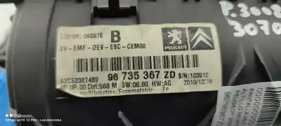 Second-hand car spare part multifunction display for peugeot 3008 access oem iam references 96735367zd  