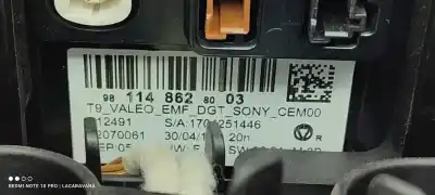 Second-hand car spare part multifunction display for citroen c4 cactus business oem iam references 981148628003  