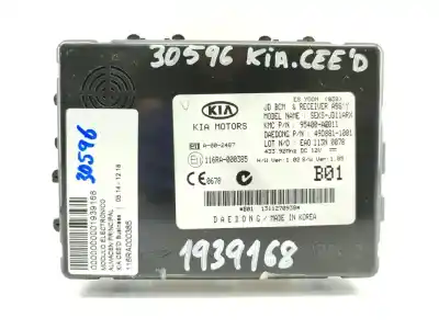 Peça sobressalente para automóvel em segunda mão módulo eletrônico por kia ceed (jd) (2012->) 1.4 business [1.4 ltr. - 66 kw crdi cat] referências oem iam 116ra000385  