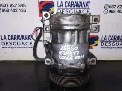 Second-hand car spare part air conditioning compressor for dodge ram 1500 club cab 220 cv / 162 kw oem iam references 55055540am  