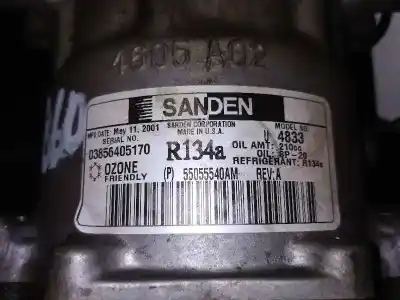 Second-hand car spare part air conditioning compressor for dodge ram 1500 club cab 220 cv / 162 kw oem iam references 55055540am  