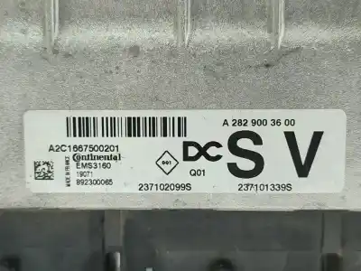 Second-hand car spare part ecu engine control for renault kadjar life oem iam references a2829003600  