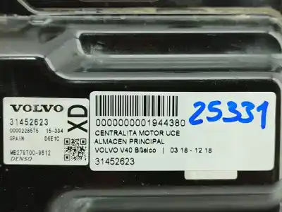 Pièce détachée automobile d'occasion calculateur moteur ecu pour volvo v40 básico références oem iam 31452623