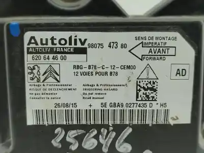Second-hand car spare part airbag control unit for citroen c4 picasso feel oem iam references 9807547380  