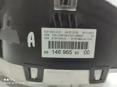Peça sobressalente para automóvel em segunda mão quadrante por peugeot 2008 (--.2013->) active referências oem iam 9814696580  