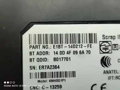 Second-hand car spare part electronic module for ford focus lim. business oem iam references e1bt14d212fe  