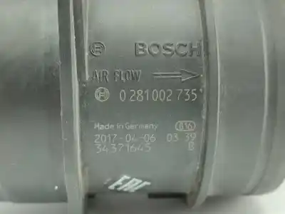 Автозапчасти б/у расходомер воздуха за volkswagen t5 bus monovolumen (multivan) ссылки oem iam 0281002735