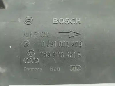 Автозапчастина б/у витратомір повітря для volkswagen passat b5.5 variant (3b6) 2.5 tdi посилання на oem iam 0281002403  