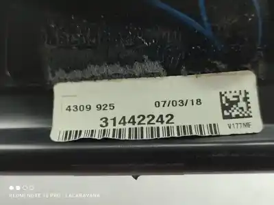 Peça sobressalente para automóvel em segunda mão espelho retrovisor esquerdo por volvo v40 básico referências oem iam 31442242  