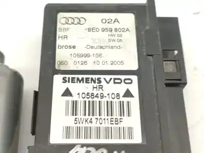 Автозапчасти б/у мотор заднего правого стекла за audi a4 avant (8e) 2.0 tdi ссылки oem iam 8e0959802a  