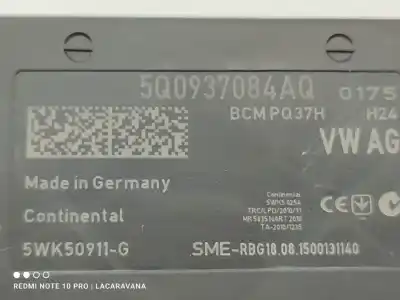 Автозапчастина б/у електронний модуль для seat leon (5f1) i-tech ecomotive посилання на oem iam 5q0937084aq
