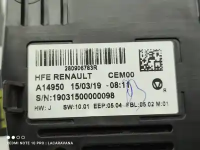 Second-hand car spare part multifunction display for renault kadjar life oem iam references 280906783r  