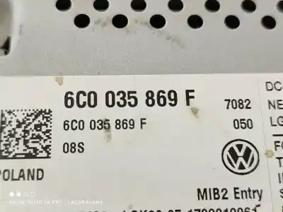 Recambio de automóvil de segunda mano de sistema audio / radio cd para volkswagen polo (6c1) advance bluemotion referencias oem iam 6c0035869f  