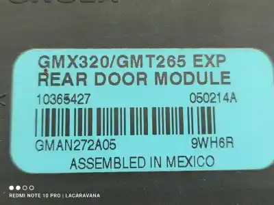 Автозапчастина б/у модуль комфорт для cadillac srx sports edition tracción total посилання на oem iam 10365427  