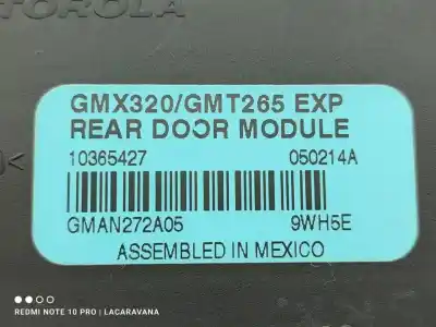 Автозапчасти б/у комфортный модуль за cadillac srx sports edition tracción total ссылки oem iam 10365427  
