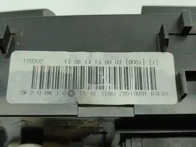 Peça sobressalente para automóvel em segunda mão comando de sofagem (chauffage / ar condicionado)  por citroen c3 tonic referências oem iam z8510001  