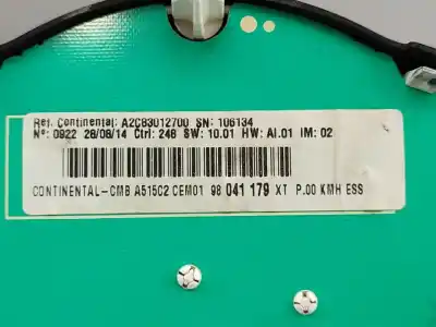 Peça sobressalente para automóvel em segunda mão quadrante por citroen c3 tonic referências oem iam a2c83012700  