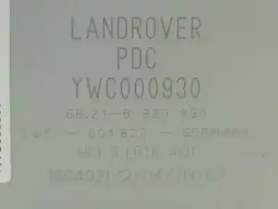 Peça sobressalente para automóvel em segunda mão módulo eletrônico por land rover range rover (lm) td6 hse referências oem iam ywc000930  