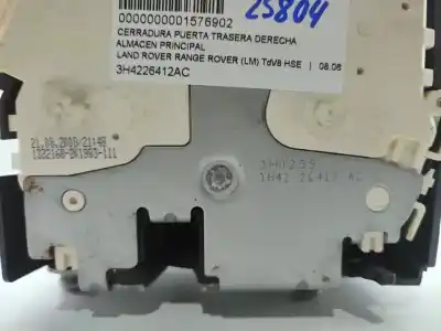 Автозапчасти б/у замок задней правой двери за land rover range rover (lm) tdv8 hse ссылки oem iam 3h4226412ac