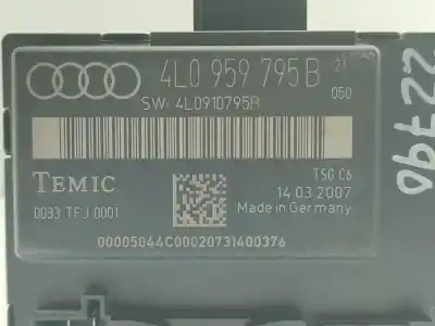 Peça sobressalente para automóvel em segunda mão módulo eletrônico por audi q7 (4l) 3.0 tdi referências oem iam 4l0959795b  