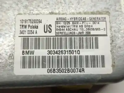 Peça sobressalente para automóvel em segunda mão airbag do lado esquerdo por bmw x3 (e83) 2.0d referências oem iam 30342631501q