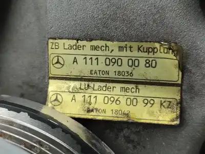 Recambio de automóvil de segunda mano de compresor volumetrico para mercedes clase slk (w170) roadster 230 compressor (170.447) 193 cv / 142 kw referencias oem iam a1110900080  