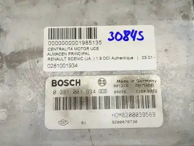 Автозапчастина б/у ебу контролер двигуна для renault scenic (ja..) 1.9 dci authentique посилання на oem iam 0281001934  