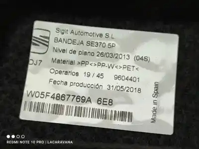 Автозапчастина б/у задній лоток для seat leon (5f1) style посилання на oem iam 5f4867769a   Автозапчастина б/у задній лоток для seat leon (5f1) style посилання на oem iam 5f4867769a
