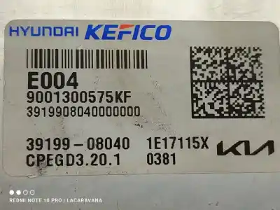 Pezzo di ricambio per auto di seconda mano centralina motore per kia xceed hibrido 118 kw 160 cv / 118 kw riferimenti oem iam 3919908040  