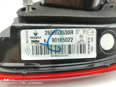 Second-hand car spare part interior left tailgate light for renault kadjar business oem iam references 265553530r  