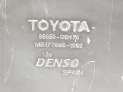 Pièce détachée automobile d'occasion boitier de commande pour climatiseur/chauffage pour toyota yaris (ksp9/scp9/nlp9) básico références oem iam 886500d170