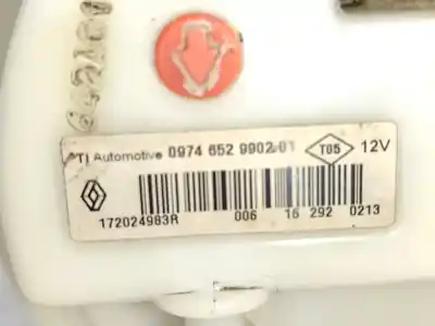 Peça sobressalente para automóvel em segunda mão boia / bomba combustível por dacia duster ii comfort referências oem iam 172024983r  