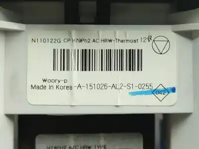 Peça sobressalente para automóvel em segunda mão comando de sofagem (chauffage / ar condicionado)  por dacia duster ambiance 4x2 referências oem iam n110122g  
