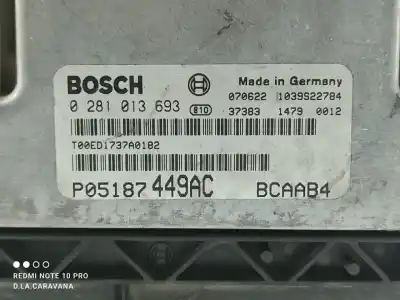 Second-hand car spare part ecu engine control for dodge caliber 2.0 s oem iam references 0281013693  