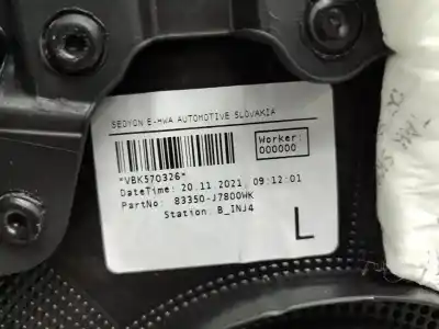 Автозапчасти б/у обивка задней левой двери за kia xceed hibrido 118 kw 160 cv / 118 kw ссылки oem iam 83301j7832dqb  