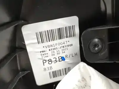 Автозапчасти б/у обивка задней левой двери за kia xceed hibrido 118 kw 160 cv / 118 kw ссылки oem iam 83301j7832dqb  