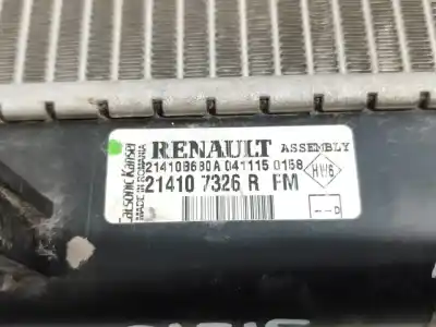 Second-hand car spare part water radiator for renault clio iv business oem iam references 214107326r  
