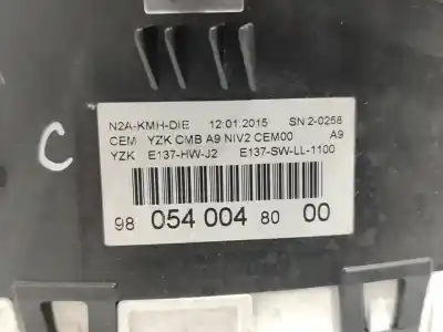 Peça sobressalente para automóvel em segunda mão quadrante por peugeot 208 access referências oem iam 9805400480  