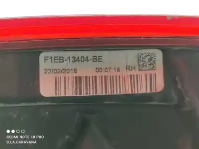 Second-hand car spare part right tailgate light for ford focus iii 1.5 tdci oem iam references f1eb13404be