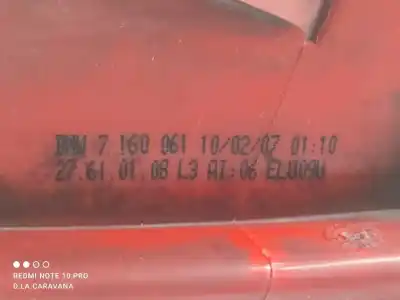 Second-hand car spare part left tailgate light for bmw serie 3 touring (e91) 318d oem iam references 7160061  