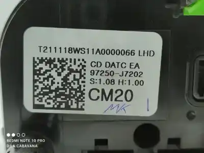 Автозапчасти б/у климат-контроль за kia xceed hibrido 118 kw 160 cv / 118 kw ссылки oem iam 97250j7202